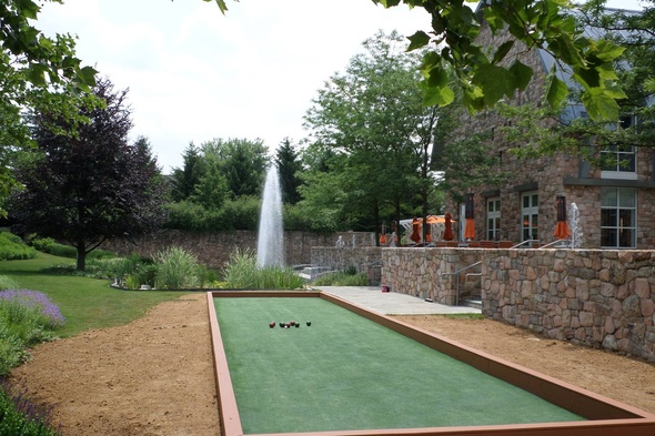 Fresno Custom Bocce Court using artificial turf
